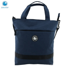 Eco-friendly TPE Coating One Large Compartment Tote Handbag with Multiple Pockets Detachable Shoulder Strap